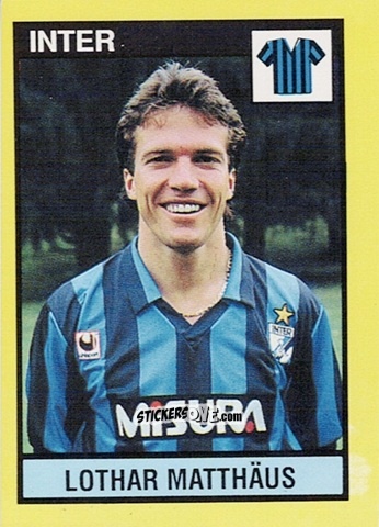Sticker Lothar Matthaus - Il Grande Calcio 1988-1989 n. 112 - Vallardi