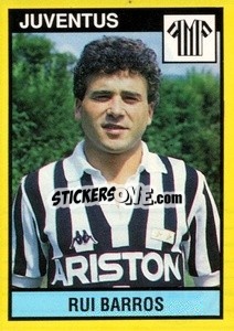 Sticker Rui Barros - Il Grande Calcio 1988-1989 n. 129 - Vallardi