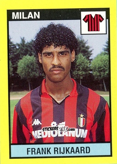 Figurina Frank Rijkaard - Il Grande Calcio 1988-1989 n. 178 - Vallardi
