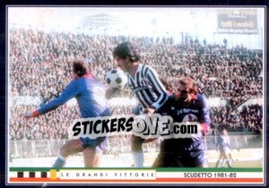 Sticker Cannoniere Bianconero - Juventus Le Grandi Vittorie n. 29 - Panini