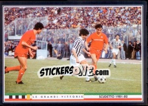 Sticker Il Ritorino Di Rossi - Juventus Le Grandi Vittorie n. 33 - Panini
