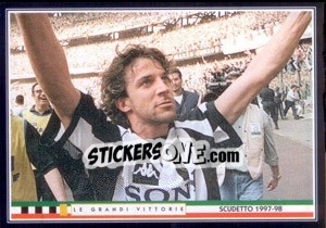 Cromo Il Nuovo Re - Juventus Le Grandi Vittorie n. 44 - Panini
