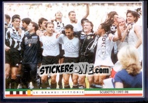 Sticker E'Qui La Festa - Juventus Le Grandi Vittorie - Panini