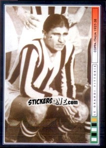 Cromo Teobaldo Depetrini - Juventus Le Grandi Vittorie n. 50 - Panini