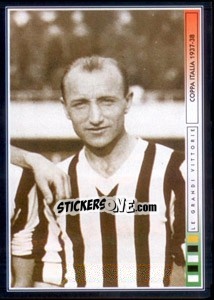Sticker Ernesto Tomasi - Juventus Le Grandi Vittorie n. 57 - Panini