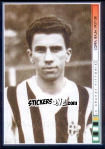 Cromo Giuseppe Borel I - Juventus Le Grandi Vittorie n. 58 - Panini