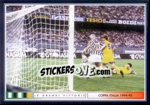 Sticker Il Gol Dell'Andata - Juventus Le Grandi Vittorie - Panini