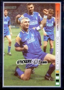 Sticker Firma D'Autore (Ravanelli) - Juventus Le Grandi Vittorie n. 64 - Panini