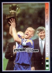 Sticker Vialli Di Gioia - Juventus Le Grandi Vittorie - Panini