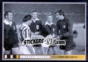 Sticker Scambio Di Rito - Juventus Le Grandi Vittorie - Panini