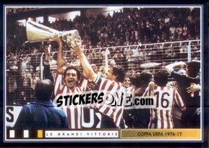 Sticker Trionfo Spagnolo - Juventus Le Grandi Vittorie n. 75 - Panini