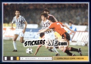 Sticker Beniamino Bianconero - Juventus Le Grandi Vittorie n. 80 - Panini