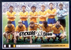 Sticker La Squadra Vincente - Juventus Le Grandi Vittorie - Panini