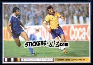 Sticker Il Bell'Antonio Cabrini - Juventus Le Grandi Vittorie n. 83 - Panini