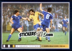 Sticker Tre Contro Uno - Juventus Le Grandi Vittorie n. 86 - Panini
