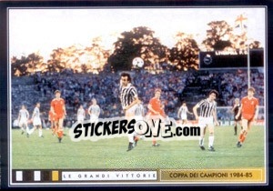 Sticker Cannoniere Di Coppa - Juventus Le Grandi Vittorie - Panini