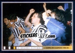 Figurina Il Trionfo - Juventus Le Grandi Vittorie - Panini