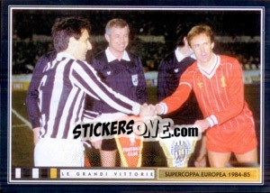 Sticker Stretta Di Mano - Juventus Le Grandi Vittorie n. 99 - Panini