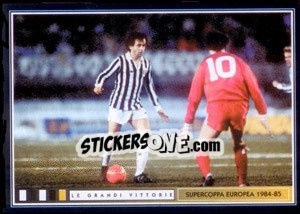 Sticker Platini, La Luce - Juventus Le Grandi Vittorie n. 102 - Panini