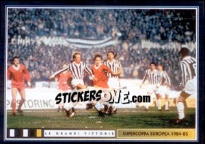 Cromo La Grinta Di Massimo - Juventus Le Grandi Vittorie n. 104 - Panini