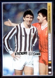 Sticker Massima Concentrazione - Paolo Rossi - Juventus Le Grandi Vittorie n. 105 - Panini