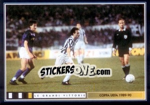 Figurina Dall'UEFA A Italia '90 - Juventus Le Grandi Vittorie - Panini