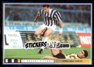 Sticker Irresistibile Luca (Gianluca Vialli) - Juventus Le Grandi Vittorie n. 131 - Panini
