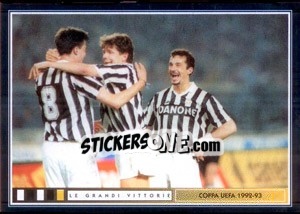 Sticker I Sigilli Di Dino Baggio - Juventus Le Grandi Vittorie n. 132 - Panini