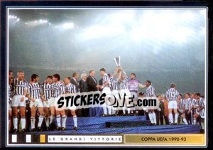 Sticker La Passerella Dei Vincitori - Juventus Le Grandi Vittorie - Panini