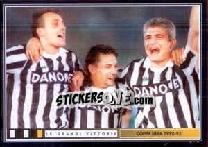 Cromo Trio Di Festa - Juventus Le Grandi Vittorie - Panini