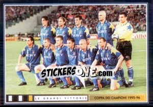 Sticker La Squadra Campione - Juventus Le Grandi Vittorie n. 140 - Panini