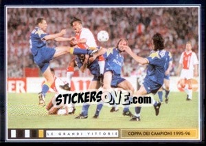 Sticker Scontro Di Titani - Juventus Le Grandi Vittorie n. 142 - Panini