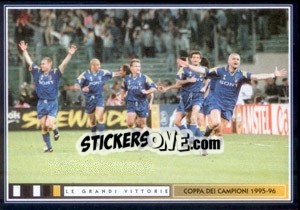 Sticker Il Sigillo Di Ravanelli - Juventus Le Grandi Vittorie n. 143 - Panini