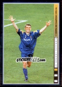 Sticker La Coppa Al Rigori (Jugovic) - Juventus Le Grandi Vittorie n. 147 - Panini