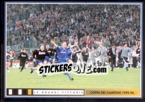 Sticker La Tensione Si Scioglie - Juventus Le Grandi Vittorie n. 148 - Panini