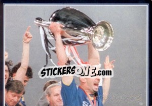 Sticker Sventola La Bandiera Della Juve Part 1 (Vialli) - Juventus Le Grandi Vittorie n. 150 - Panini