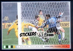 Cromo Quasi Rete - Juventus Le Grandi Vittorie - Panini