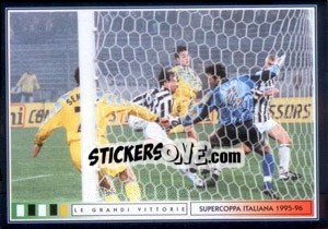 Sticker Quasi Rete - Juventus Le Grandi Vittorie n. 156 - Panini