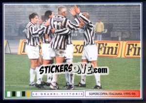Sticker Magico Trio - Juventus Le Grandi Vittorie n. 158 - Panini
