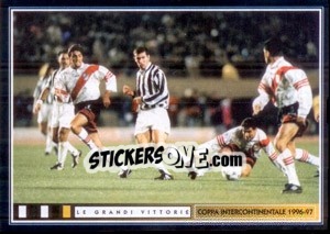Sticker Triplice Marcatura - Juventus Le Grandi Vittorie n. 166 - Panini