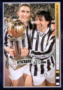 Cromo Assi Di Coppa - Juventus Le Grandi Vittorie - Panini