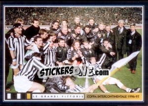 Sticker Festa Intercontinentale - Juventus Le Grandi Vittorie n. 172 - Panini