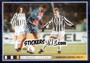 Figurina Didier La Diga - Juventus Le Grandi Vittorie n. 173 - Panini