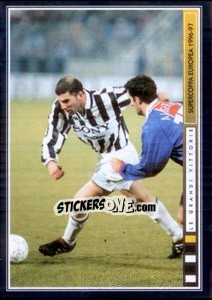 Sticker Storici Rivali - Zidane In Azione - Juventus Le Grandi Vittorie n. 178 - Panini