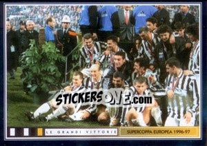 Sticker Il Caso E'Chiuso - Juventus Le Grandi Vittorie n. 182 - Panini