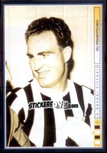Sticker John Hansen - Juventus Le Grandi Vittorie n. 186 - Panini