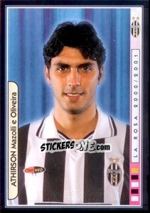 Cromo Athirson - Juventus Le Grandi Vittorie n. 198 - Panini