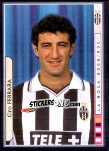 Sticker Ciro Ferrara - Juventus Le Grandi Vittorie n. 200 - Panini