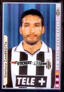 Figurina Gianluca Zambrotta - Juventus Le Grandi Vittorie - Panini