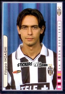 Sticker Filippo Inzaghi - Juventus Le Grandi Vittorie n. 214 - Panini